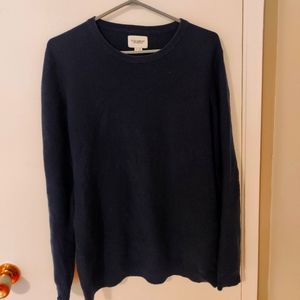 Men's Navy Pull and Bear Dress Jumper